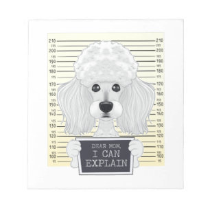 Bloc-note Chère Maman, Je Peux Expliquer Que Je Poodle Maman