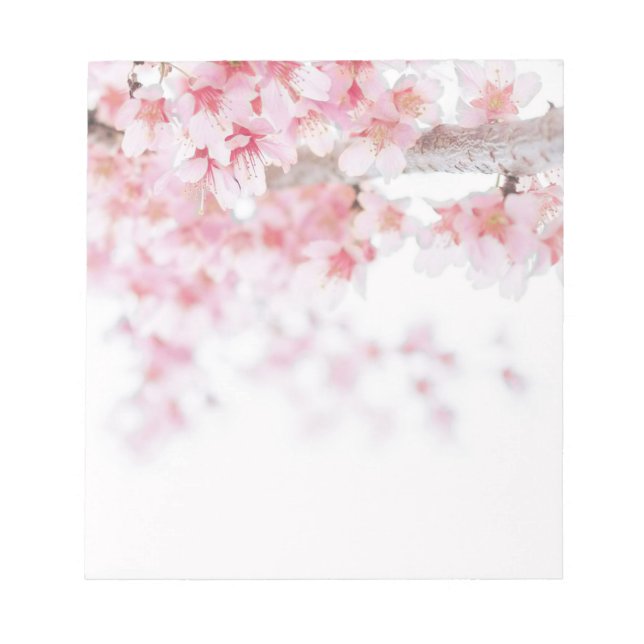 BLOC-NOTE CHERRY BLOSSOM NOTEPAD FLORAL (Devant)