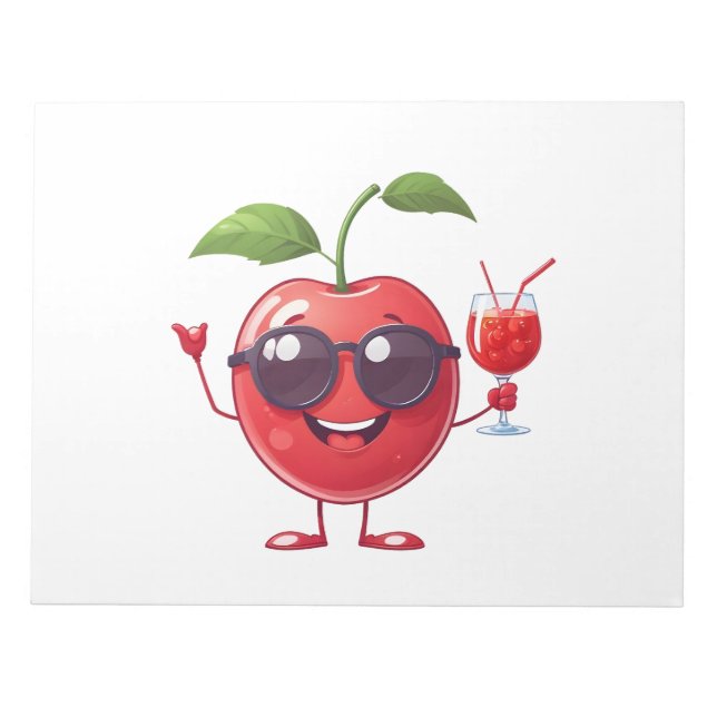 Bloc-note Cherry Fun Vacances joyeuses Tropical Drink Party (Devant)