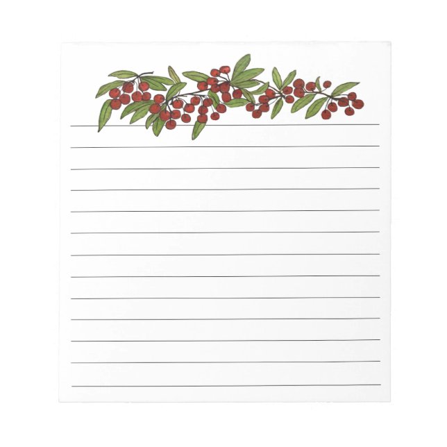 Bloc-note Cherry Notepad (Devant)