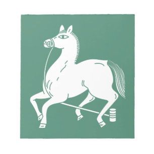 Bloc-note Cheval champion attaché