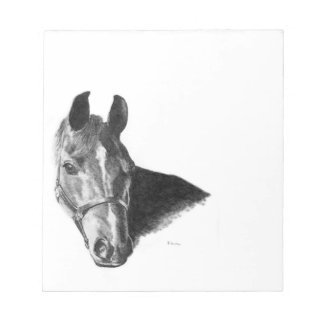 Bloc-note Cheval de Graphite