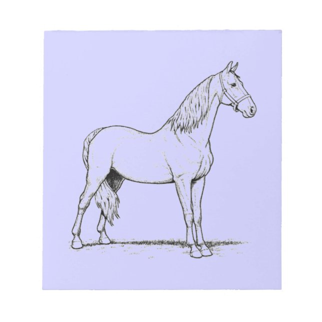 Bloc-note Cheval de marche Tennessee - Debout (Devant)