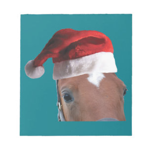 Bloc-note Cheval de Noël