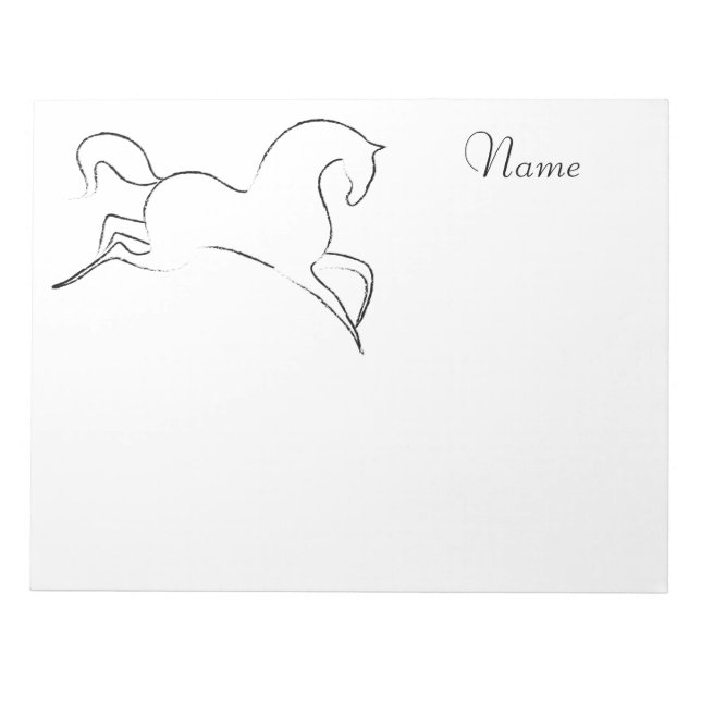 Bloc-note Cheval sauvage Thunder_Cove (Devant)