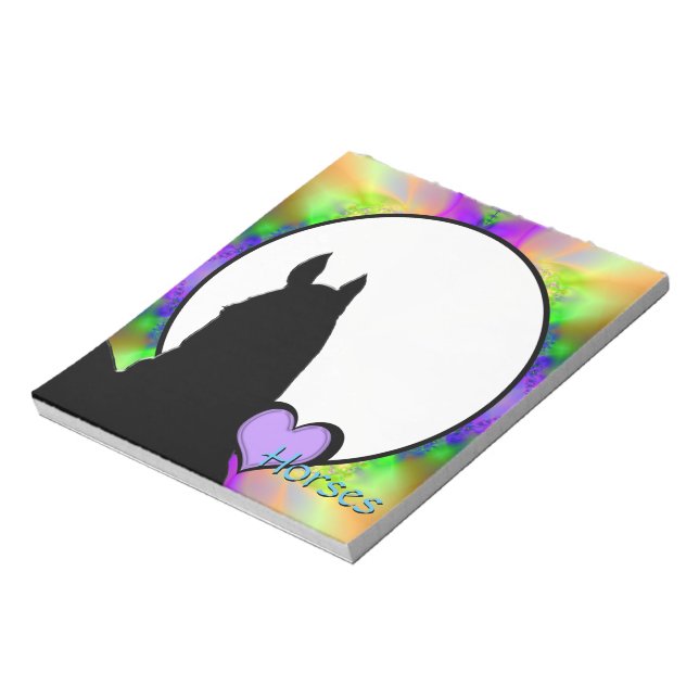 Bloc-note Chevaux cardiaques I (fractal 85) (Tourné)
