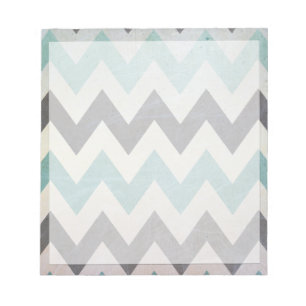 Bloc-note Chevron Motif On Metal Texture par Shirley Taylor