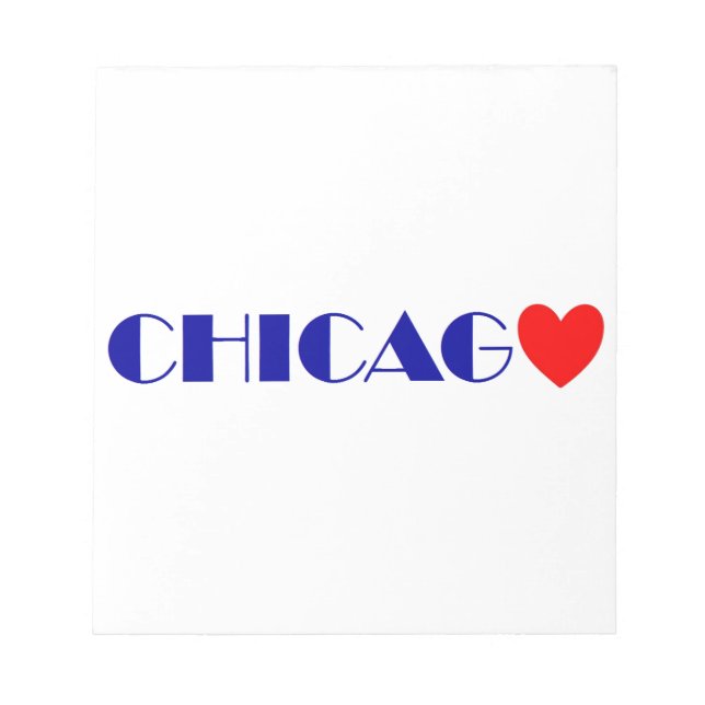 Bloc-note chicago j'aime (Devant)