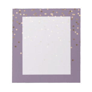 Bloc-note chick glam rose or confetti points violet