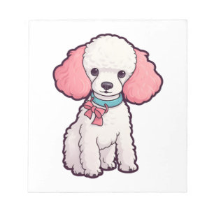 Bloc-note Chien Caniche Super Mignon