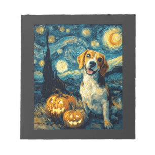 Bloc-note Chien chihuahua mignon Halloween Jack O Lantern Ci