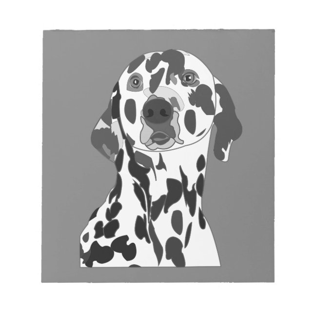 Bloc-note Chien Dalmatien Animal de compagnie  (Devant)