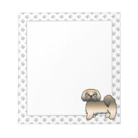 Chien de dessin animé mignon Lhasa Apso Sable Doré