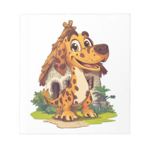 Bloc-note Chien Dino � Drôle de Pup Préhistorique