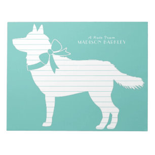 Bloc-note Chien Husky Sibérien Chiot Malamut