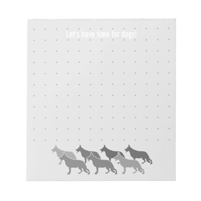 Bloc-note Chiens de berger allemands (Devant)