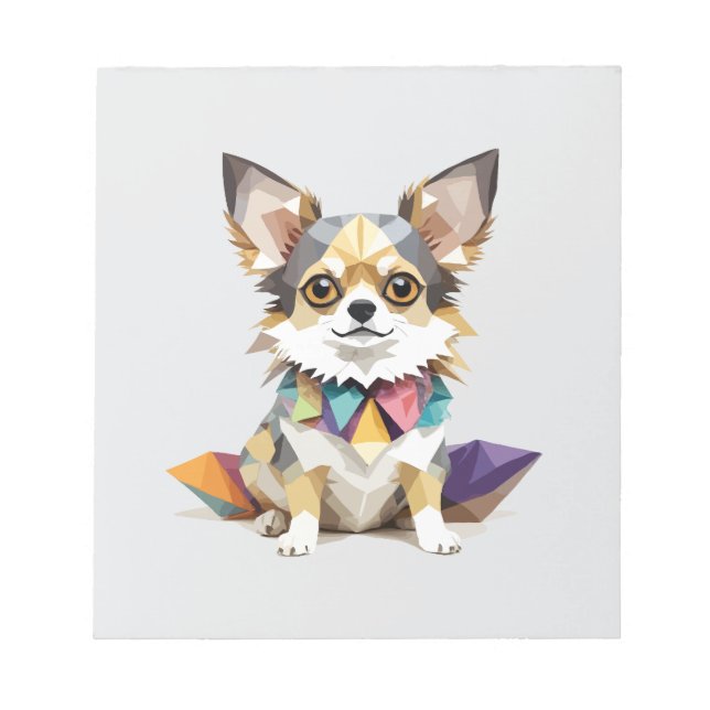 Bloc-note Chihuahua Jouer adorable animal amusant animal col (Devant)