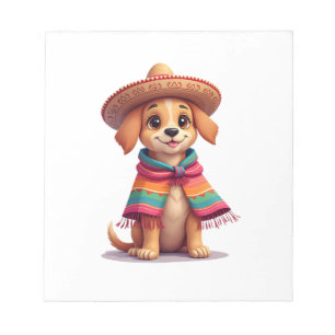 Bloc-note Chihuahua  Mexique  Cinco de Mayo  Chien Drôle  (1