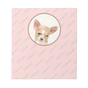 Bloc-note Chihuahua Peinture - Cute Original Chien Art