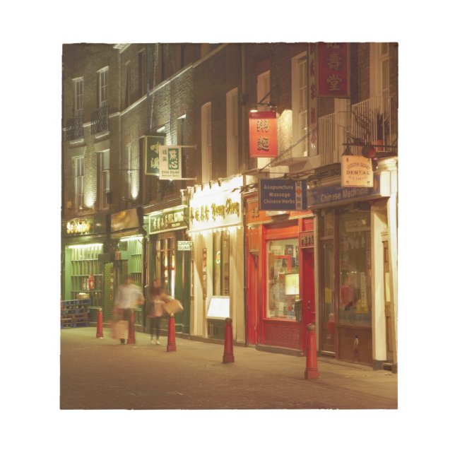 Bloc-note Chinatown, Soho, Londres, Angleterre, Royaume-Uni (Devant)