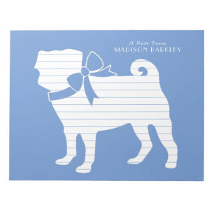 Bloc-note Chiot de chien Pug