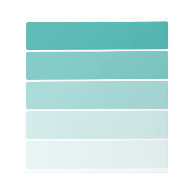 Bloc-note Chip bleu turquoise (Devant)