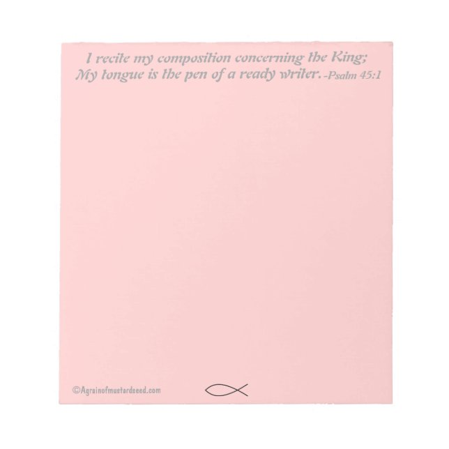 Bloc-note chrétien (Devant)