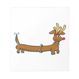 Bloc-note Christmas Dachshund