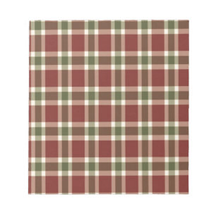 Bloc-note christmas-plaid-