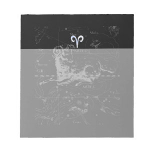 Bloc-note Chrome Style Aries Zodiac Connexion Hevelius
