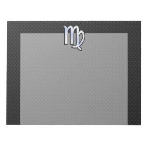 Bloc-note Chrome Virgo Zodiac Connexion style peau de serpen