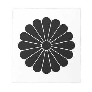 Bloc-note Chrysanthème à seize pétales