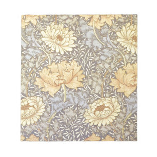 Bloc-note Chrysanthème jolie fleur de William Morris