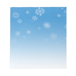 Bloc-note Chutes de neige