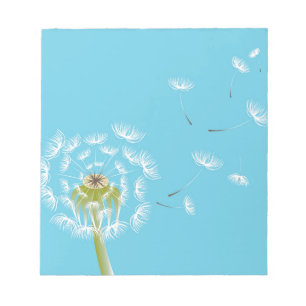Bloc-note Ciel bleu dandelion nature fleurie
