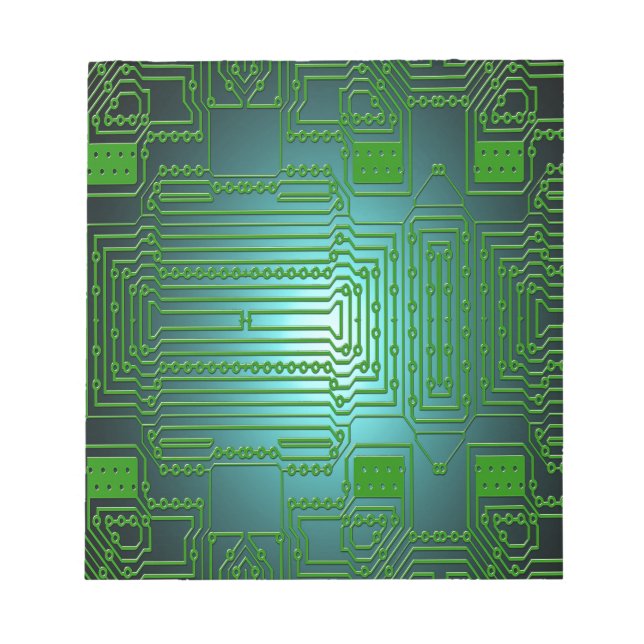 Bloc-note circuits conducteurs de carte (Devant)