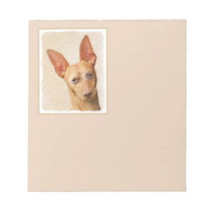 Bloc-note Cirneco dell’Etna Peinture - Cute Original Chien A