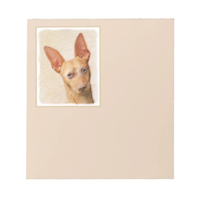 Bloc-note Cirneco dell’Etna Peinture - Cute Original Chien A (Devant)