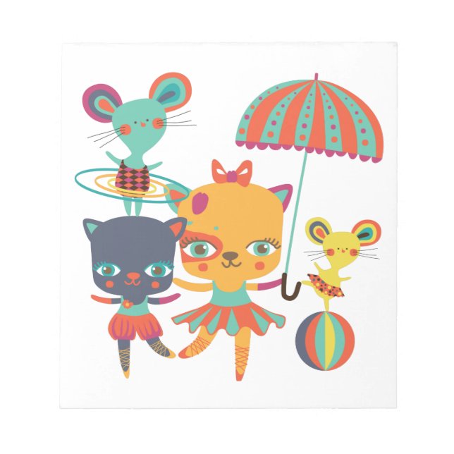 Bloc-note Cirque Cuties (Devant)