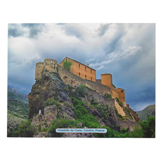 Bloc-note Citadelle de Corte, Corsica, France (Devant)