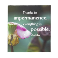 Citation de Lotus/Impermanence-Bouddha pour l'ense
