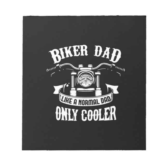 Bloc-note Citations grand-père | Best Biker Papa (Devant)