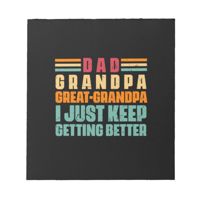 Bloc-note Citations grand-père | Papa Grand Grand Papi (Devant)