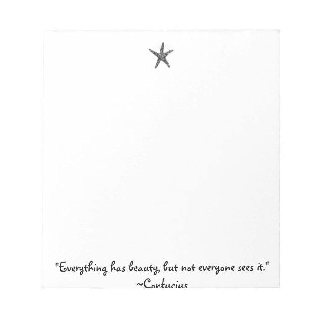 Bloc-note Citations pour inspirer : "Tout..." ~Confucius-Blo (Devant)