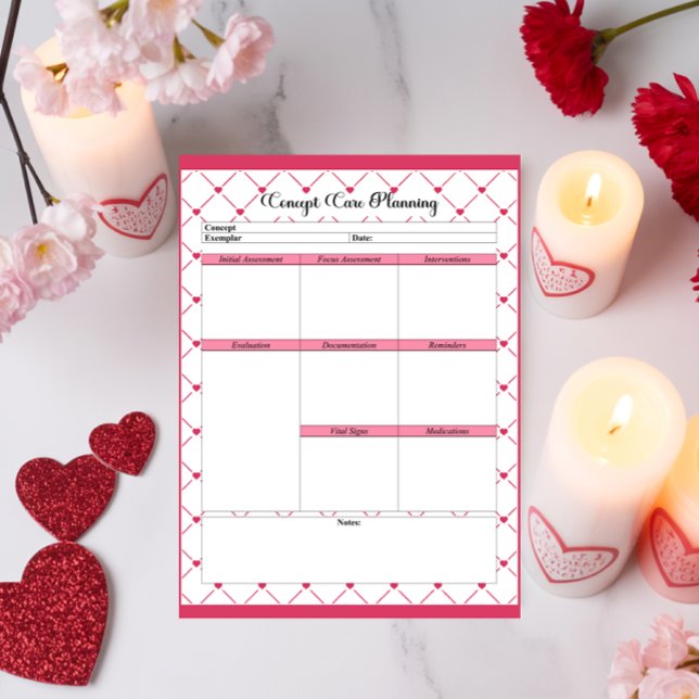 Bloc-note Cités d'enseignement _ Planification des soins con (Créateur téléchargé)