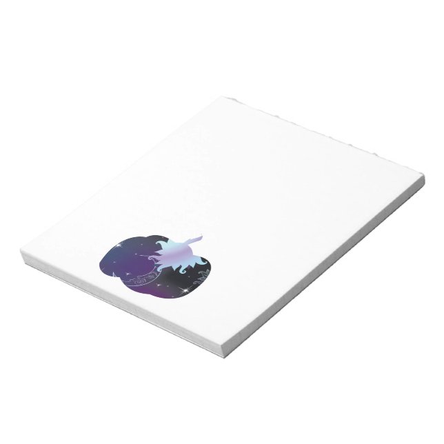 Bloc-note Citrouille bleu foncé (Tourné)