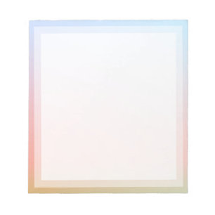 Bloc-note Classic Arc en arc-en-ciel Boarder Photo frame