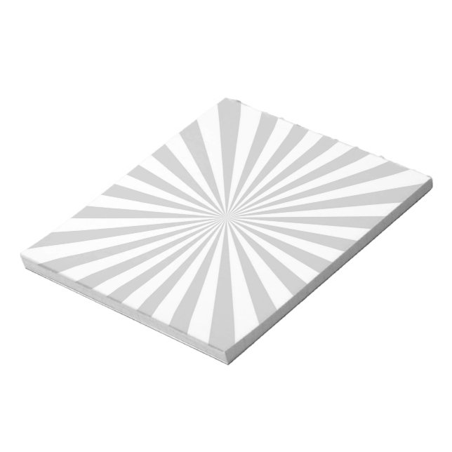 Bloc-note Classic Grey Burst Spinning Wheel Customize This! (Tourné)