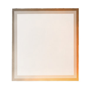 Bloc-note Classic Plain Orange Sunset Boarder Cadre photo