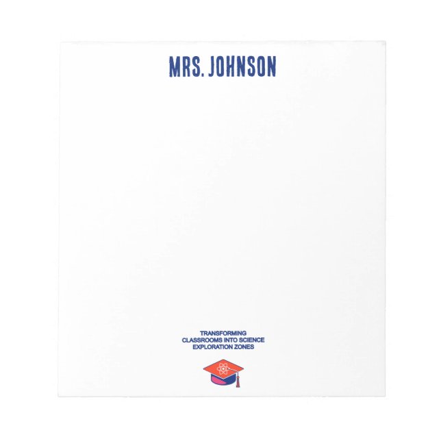 Bloc-note Classrooms As Science Exploration Zones Teacher (Devant)